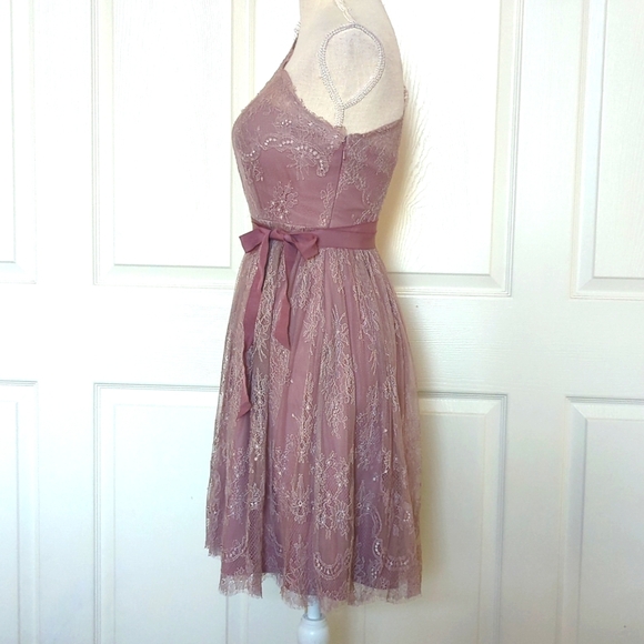Anthropologie Va et Vien Ariel Lace On shoulder Dress - Picture 6 of 12